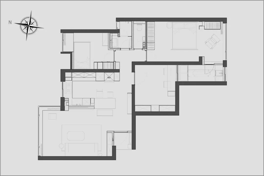 潮酷爸媽帶娃記，輕復(fù)古宅一鏡到底，影音房也沒放過