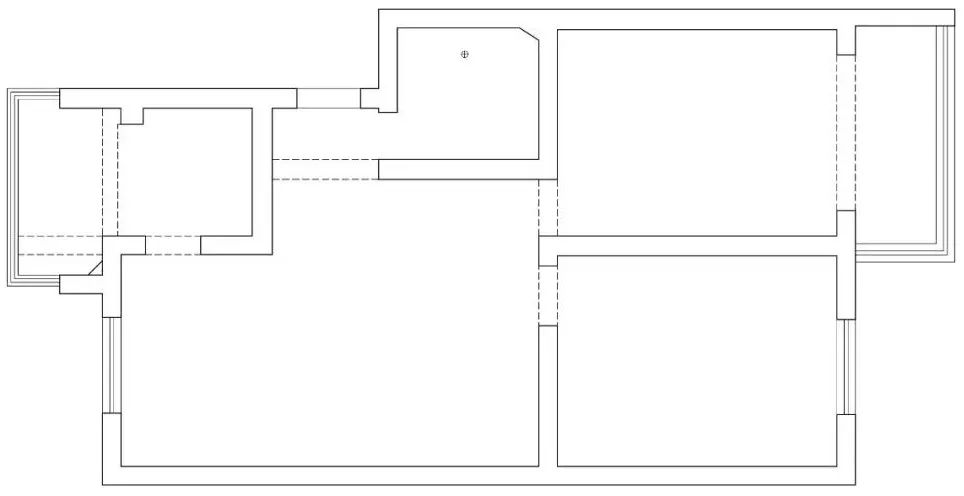 溫潤奶油風~無用隔墻應拆盡拆，宅家盡享“日月同輝”