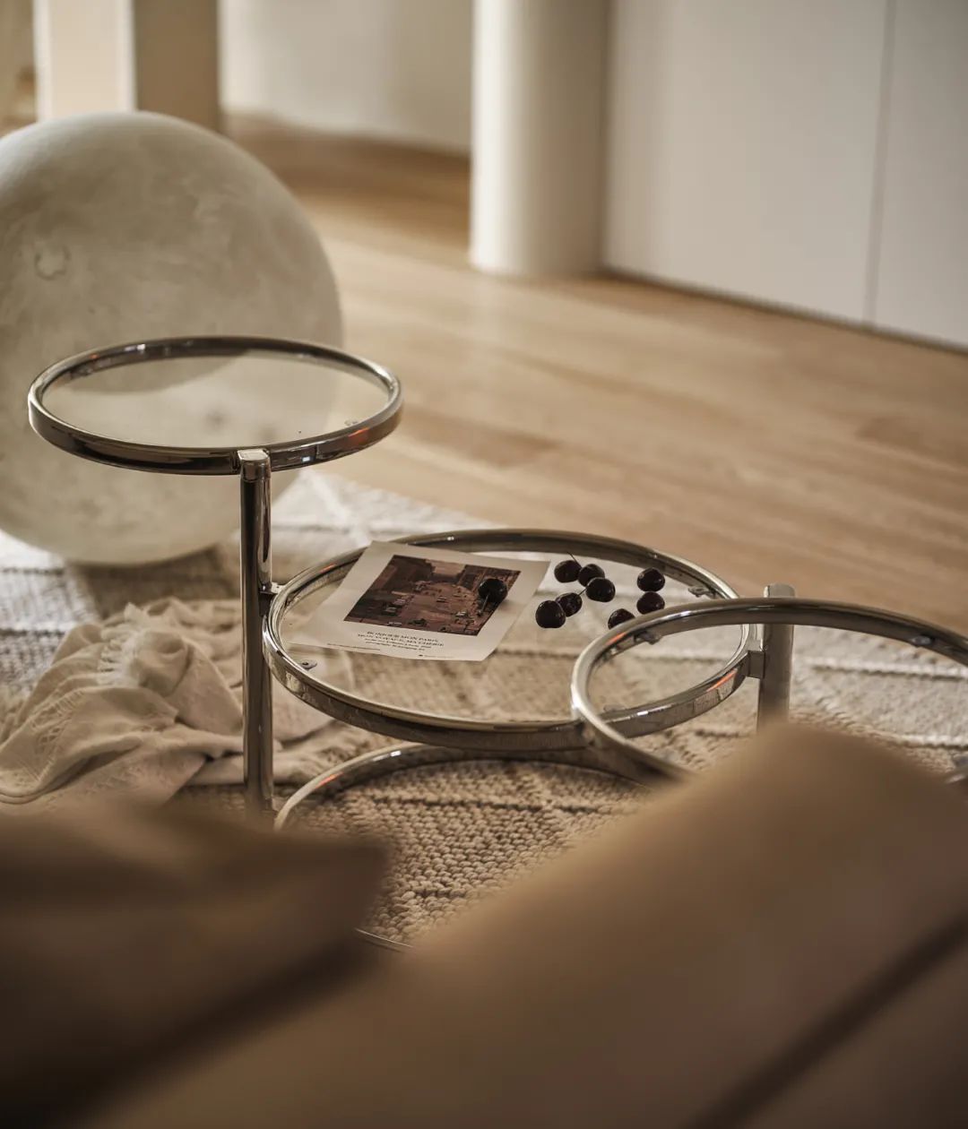 溫潤奶油風~無用隔墻應拆盡拆，宅家盡享“日月同輝”