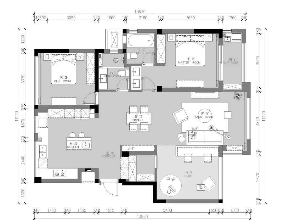 LDK還不夠，書房也來湊一湊，簡潔溫馨太實(shí)用，快種草!