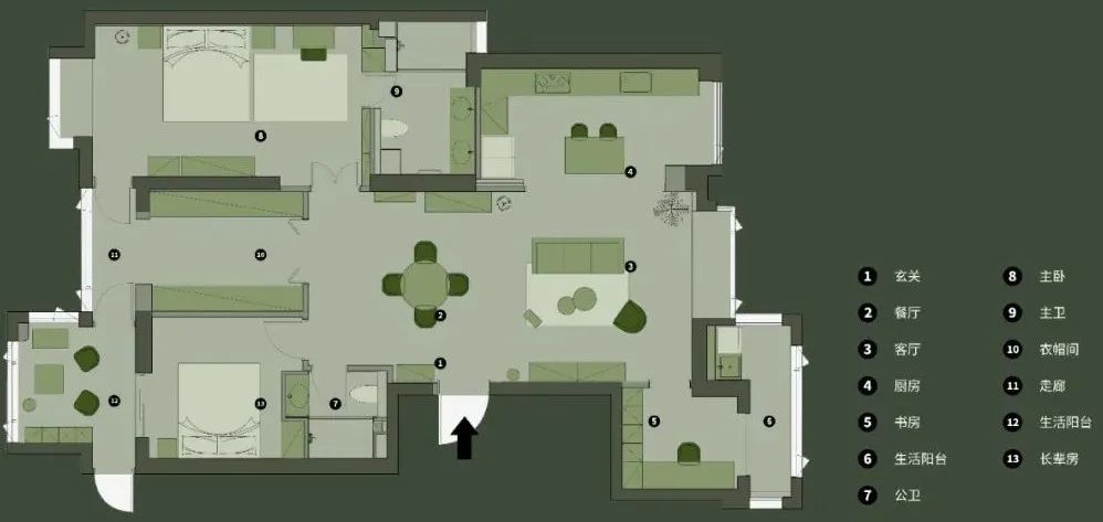 復古風可以有多存粹？中古家具+經典撞色，一鍵穿越