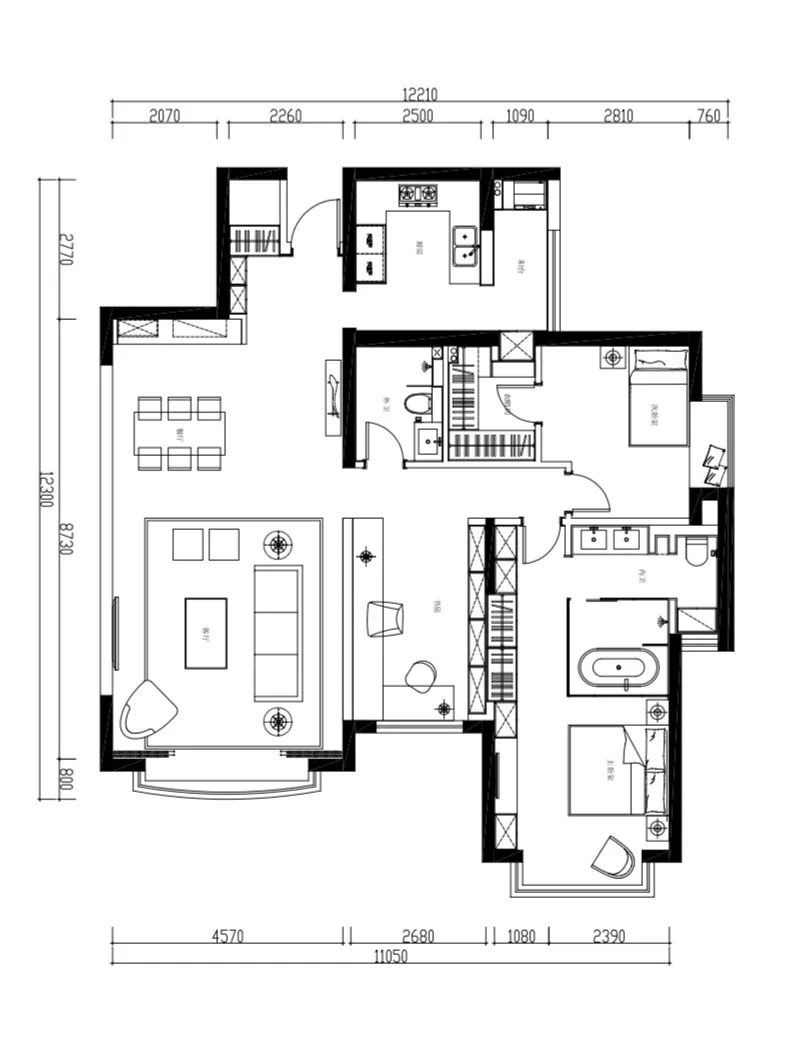 City Boy潮范兒家居：玻璃淋浴間、半隔斷書房......優哉游哉～