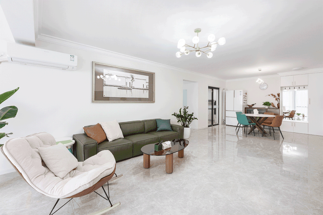 北京155㎡老房改造，空間這樣規(guī)劃，客廳比我家還大！	