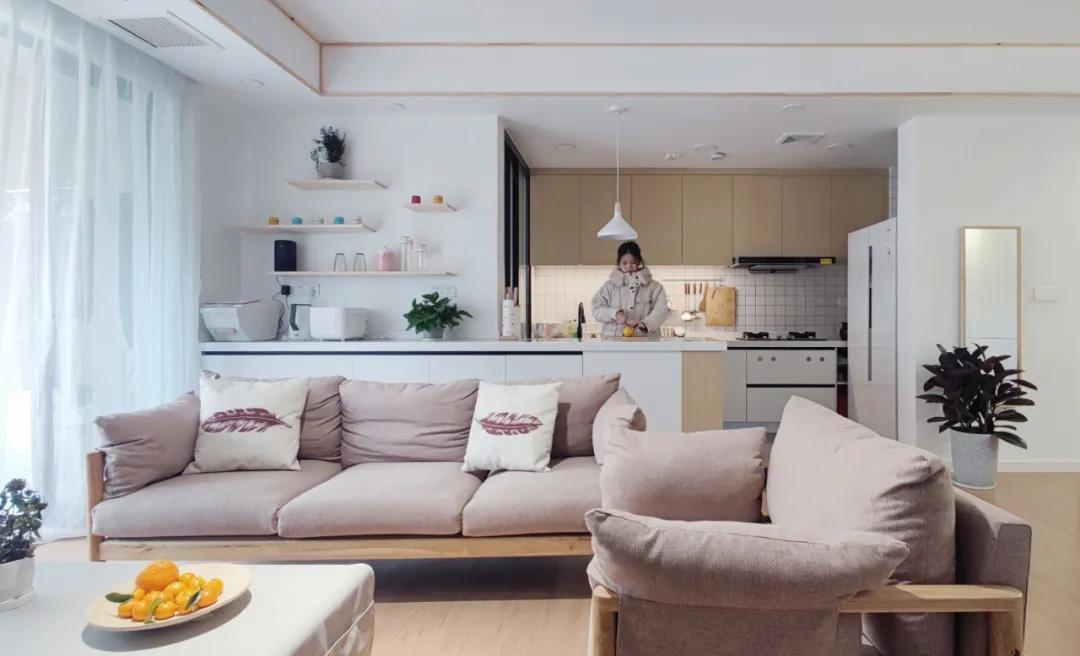 2人世界升級3口之家，兩區共用雙面柜，凈賺11㎡~ 