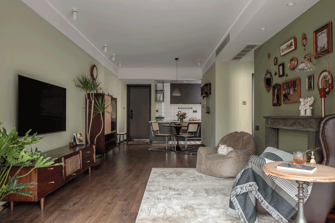 80㎡復古風丨一人一寵一世界，解鎖獨居生活的Freedom