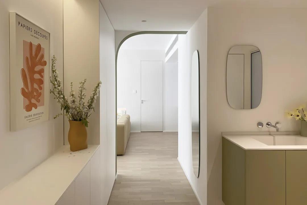 創業夫妻窮裝修，拱形門+奶油風，入住10年不過時	