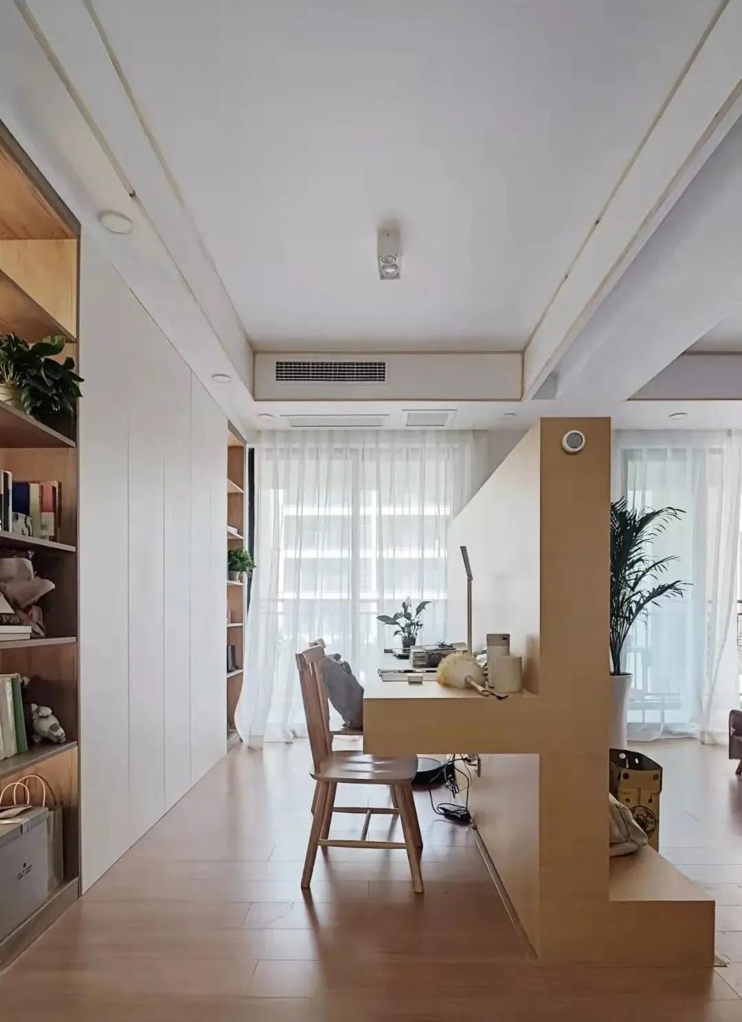 2人世界升級3口之家，兩區共用雙面柜，凈賺11㎡~ 