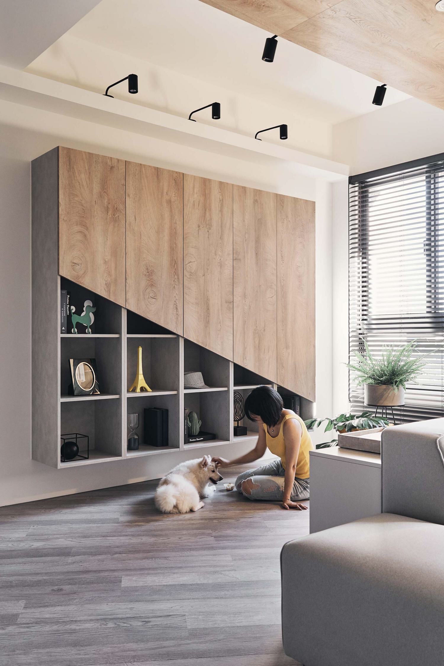 成都超酷暗黑風(fēng)住宅|一狗、兩知己，自由且浪漫！