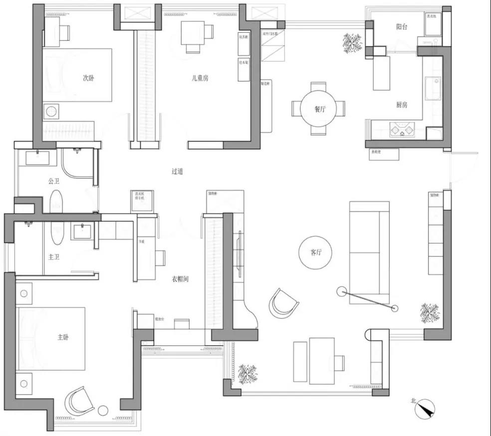 雜志大片140㎡超美橫廳，優雅精致の“北歐控”yyds!