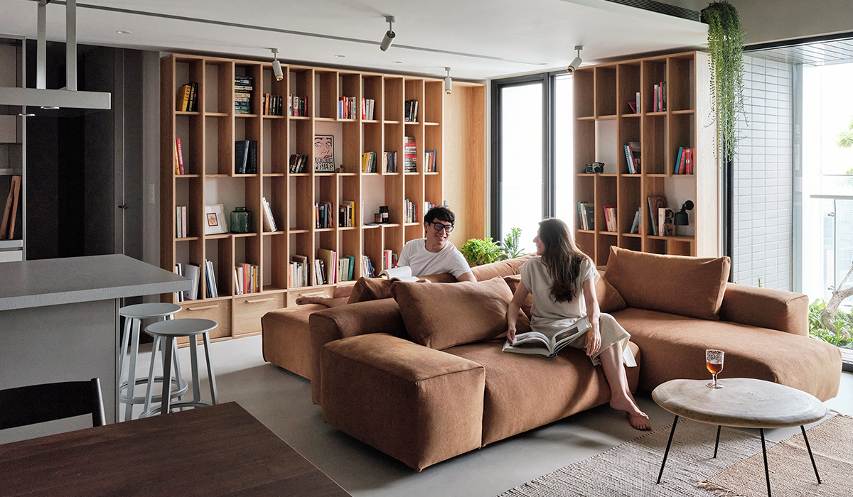 海歸建筑設計師的大膽住宅，將客廳打造成“房中房”