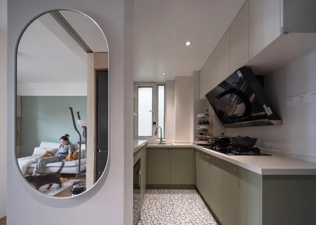 78㎡超極限規劃“貓咪樂園”，過道變書房，功能性max！