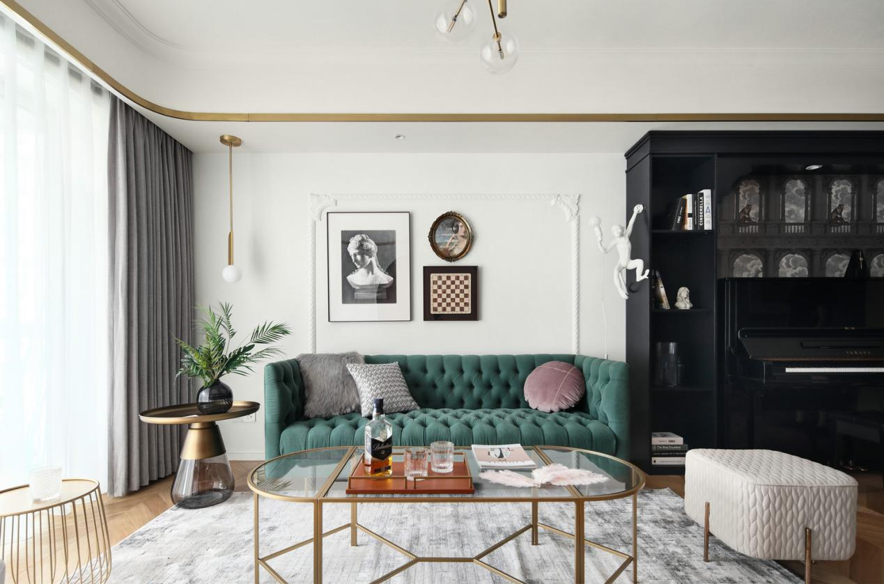 黑白琴鍵譜寫出的美好生活，廣州140㎡時尚感爆棚！	