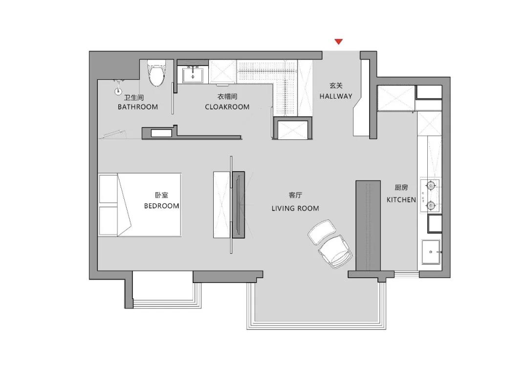 看完他家56㎡酒店式設計，我真不覺得是小戶型