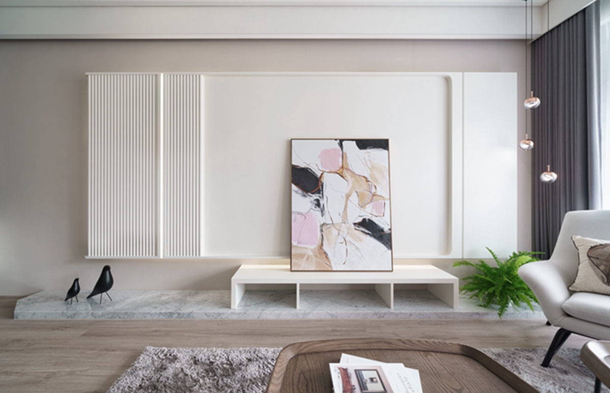 玻璃書房+豪華衣帽間，灑滿陽光的110㎡居家也像在度假