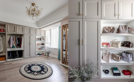 124㎡“色”的魅力，客廳墻變畫廊，留學夫妻的新婚房！	