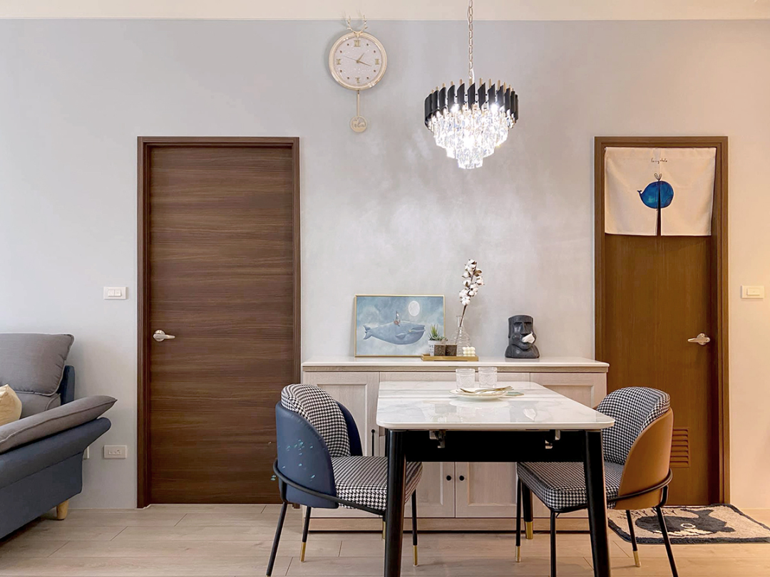 榻榻米兒童書房+步入式衣帽間，73㎡「北歐風」全是寶藏