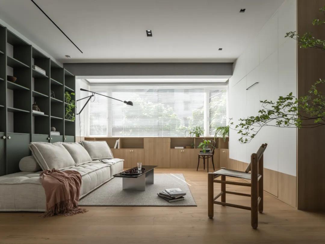 北京92㎡“樸素”狠裝，客廳魔法變出第三個臥室！