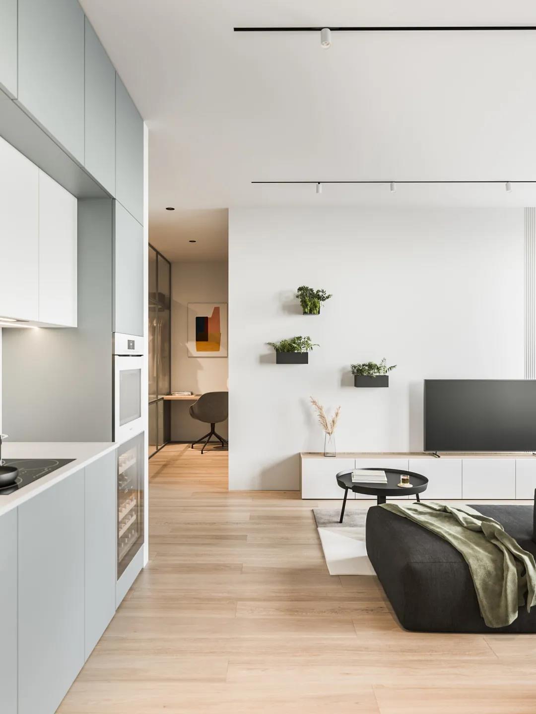 73㎡坐擁衣帽間+工作區(qū)，妥妥的“人類高質(zhì)量生活”