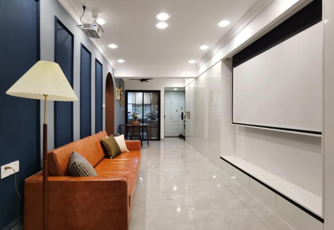 上海90㎡為迎二孩出生，打造家庭影院+強收納，超給力