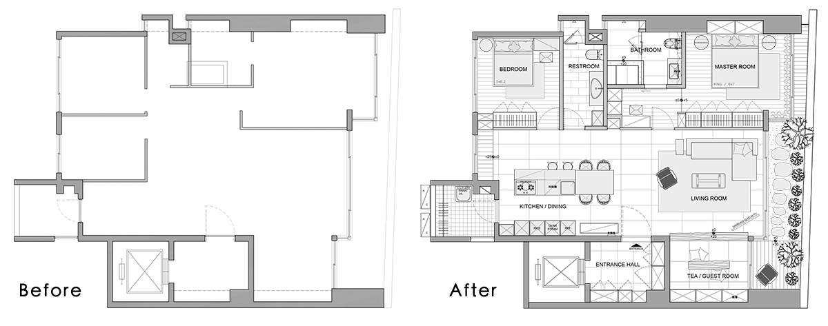 135㎡「云端茶室」，老年人審美竟讓年輕人嘆！	