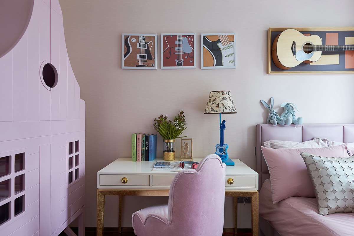 124㎡多口之家，全屋『愛馬仕橙』，雜志里才有的樣子！