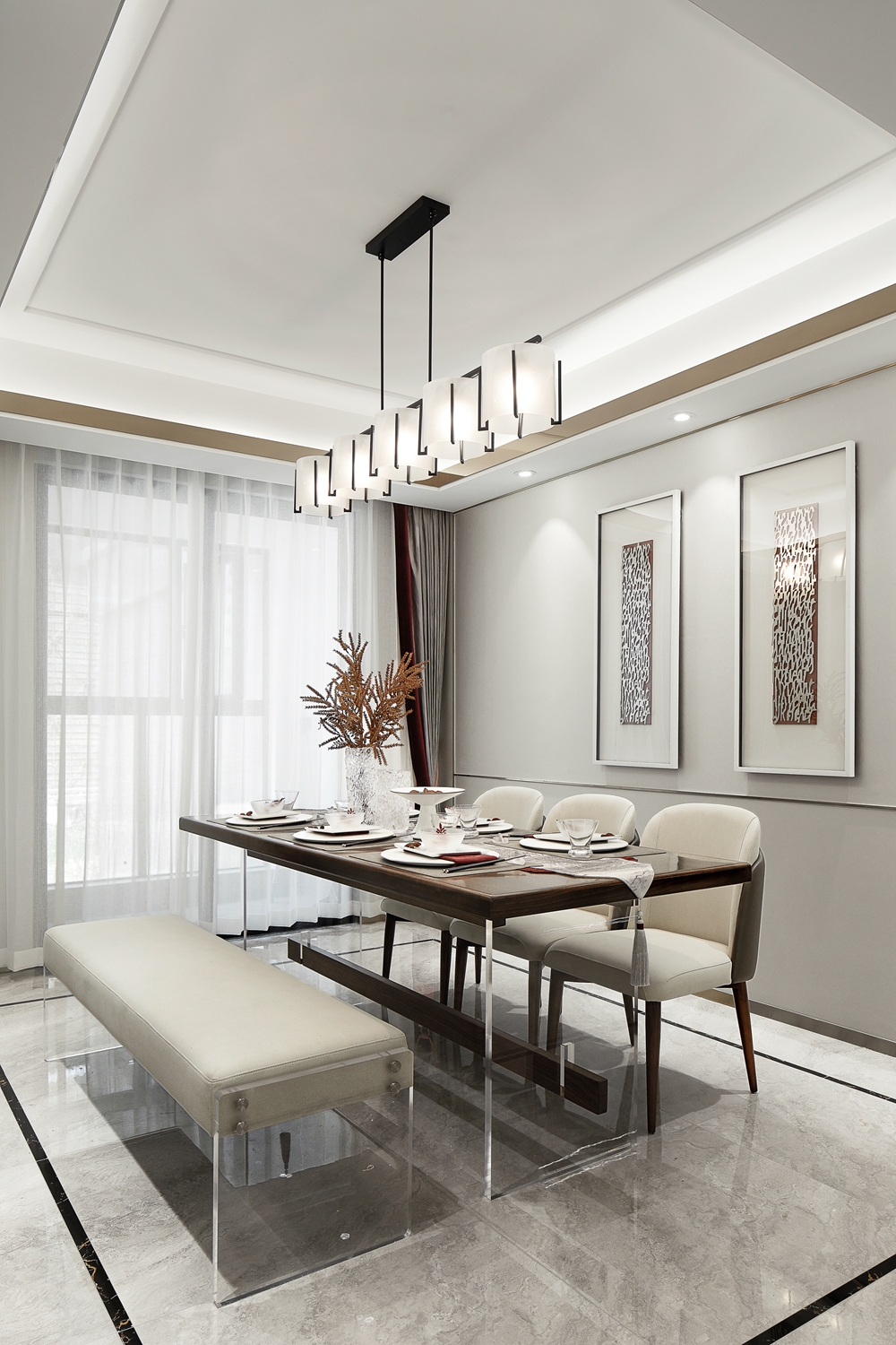 廣州地產高管的145㎡「國風雅居」，三代同堂的理想家~