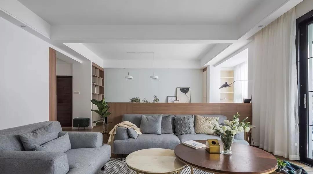 135㎡不按常理出牌，書桌竟成軟隔斷，盡顯大宅格調！