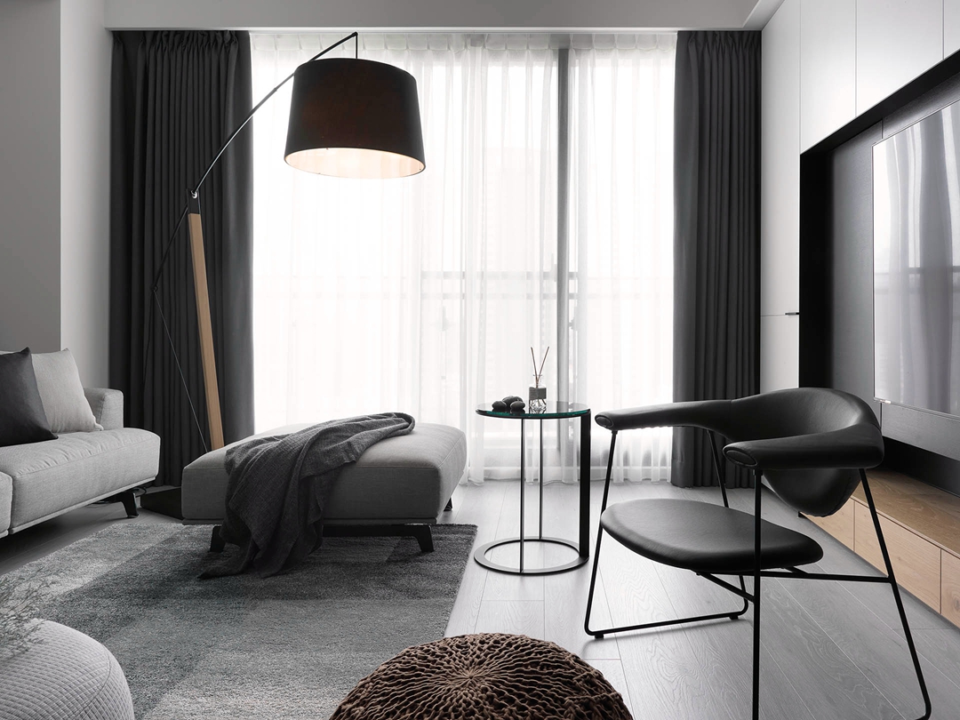 質(zhì)感爆棚！程序猿的123㎡，玻璃書房直接照搬！