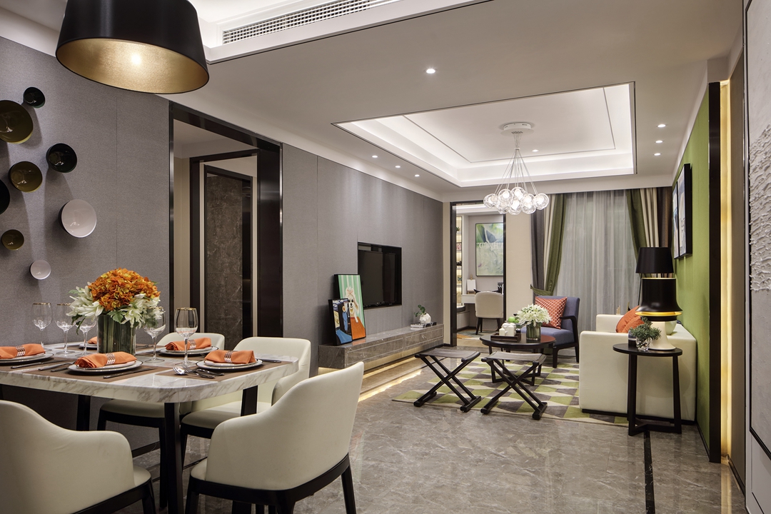 四口之家132㎡[擴容術]，拆掉玄關墻，憋屈客廳豁然開朗！