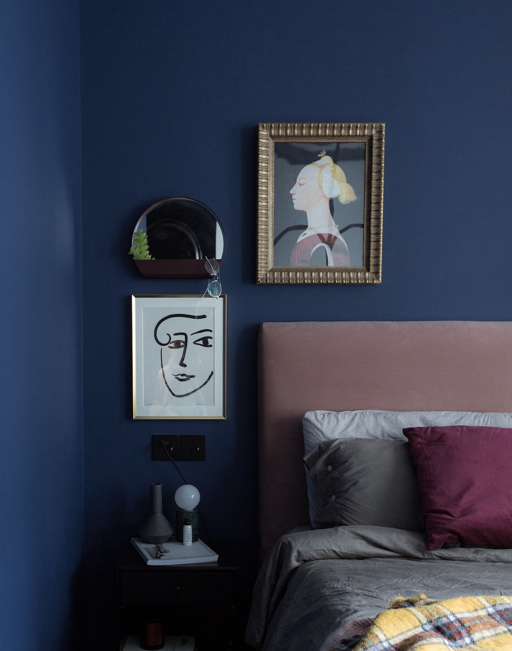 設計師的85㎡『孟菲斯宅』，過道吧臺+酒柜，審美太高級！