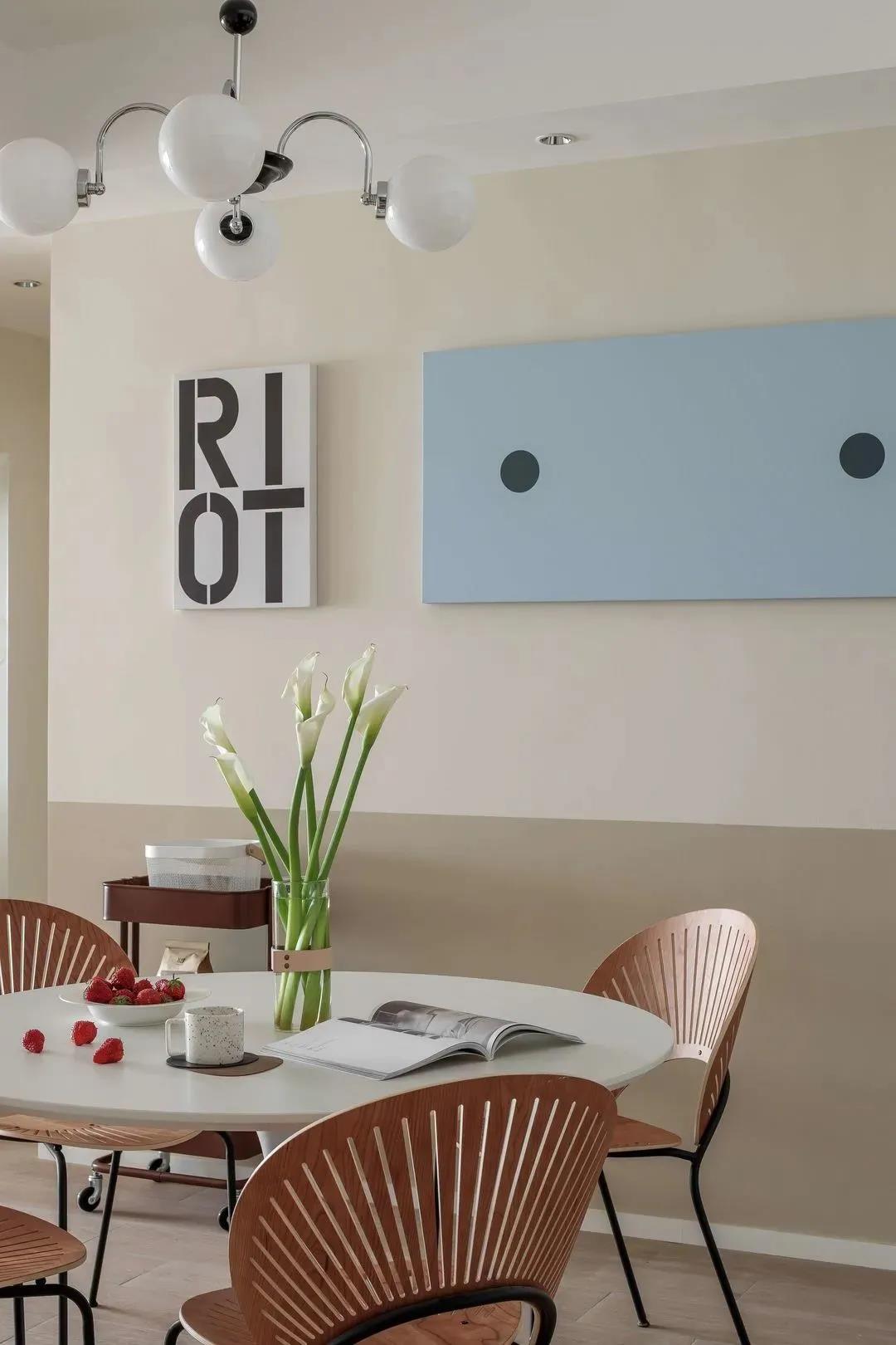 她家這套IKEA風120㎡，大橫廳變「親子互動區」