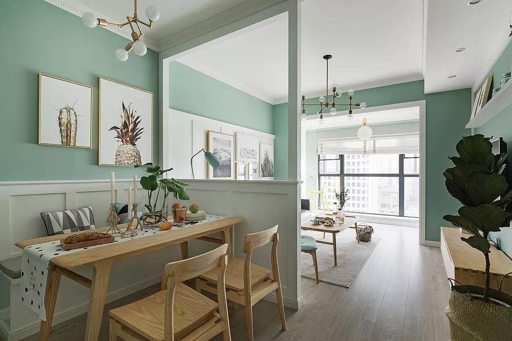 陽臺當作咖啡廳，這套98㎡北歐風，就像雜志中的家