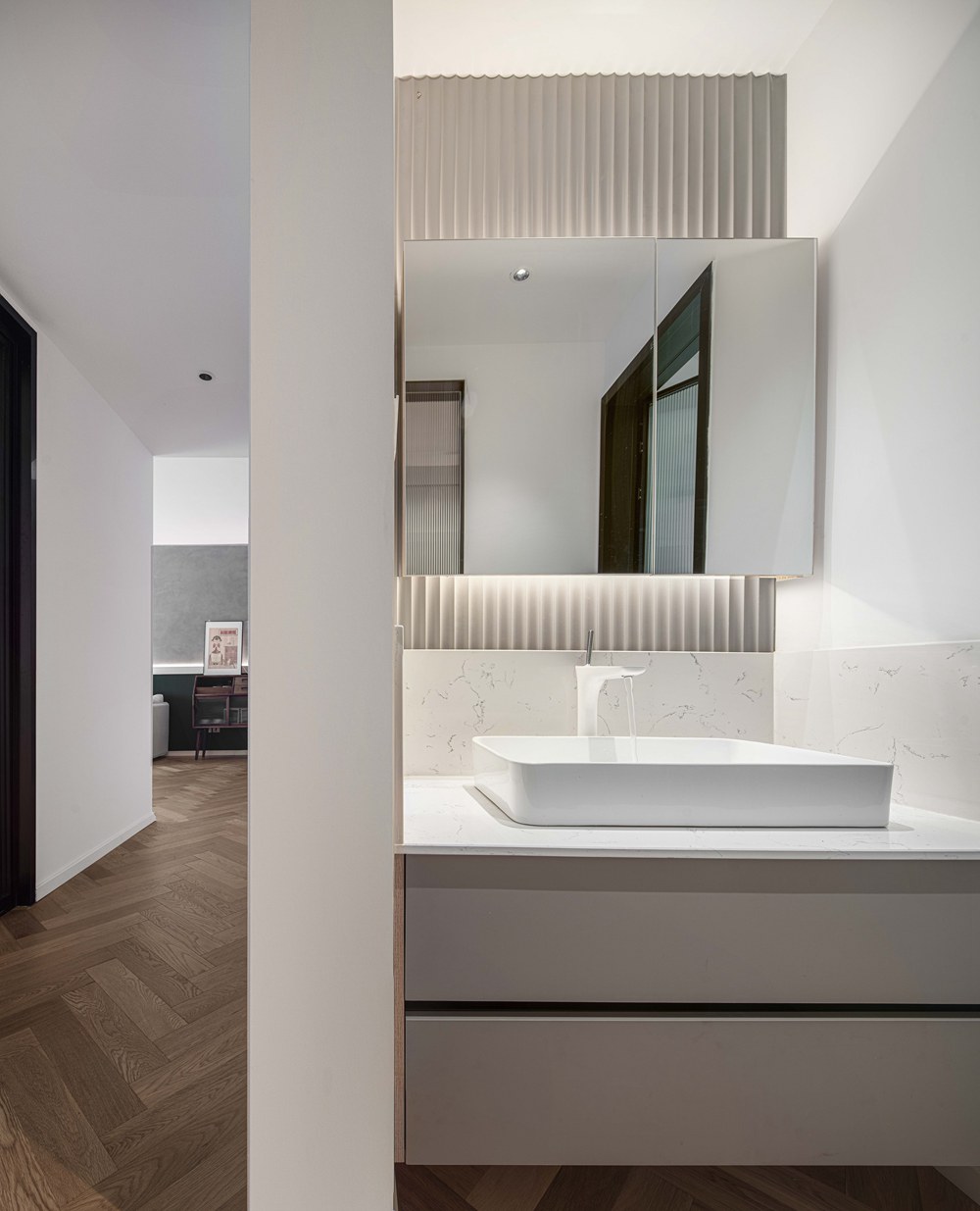 小夫妻80㎡兩居爆改，空間神規劃，一間房變成書房+衣帽間