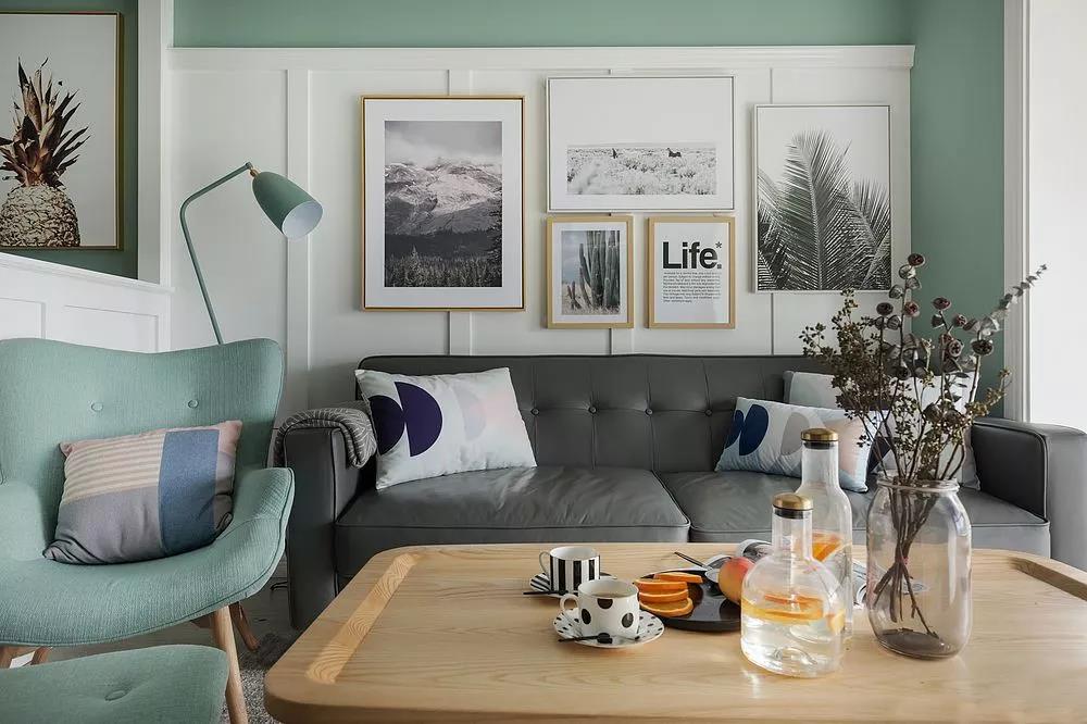 陽臺當作咖啡廳，這套98㎡北歐風，就像雜志中的家