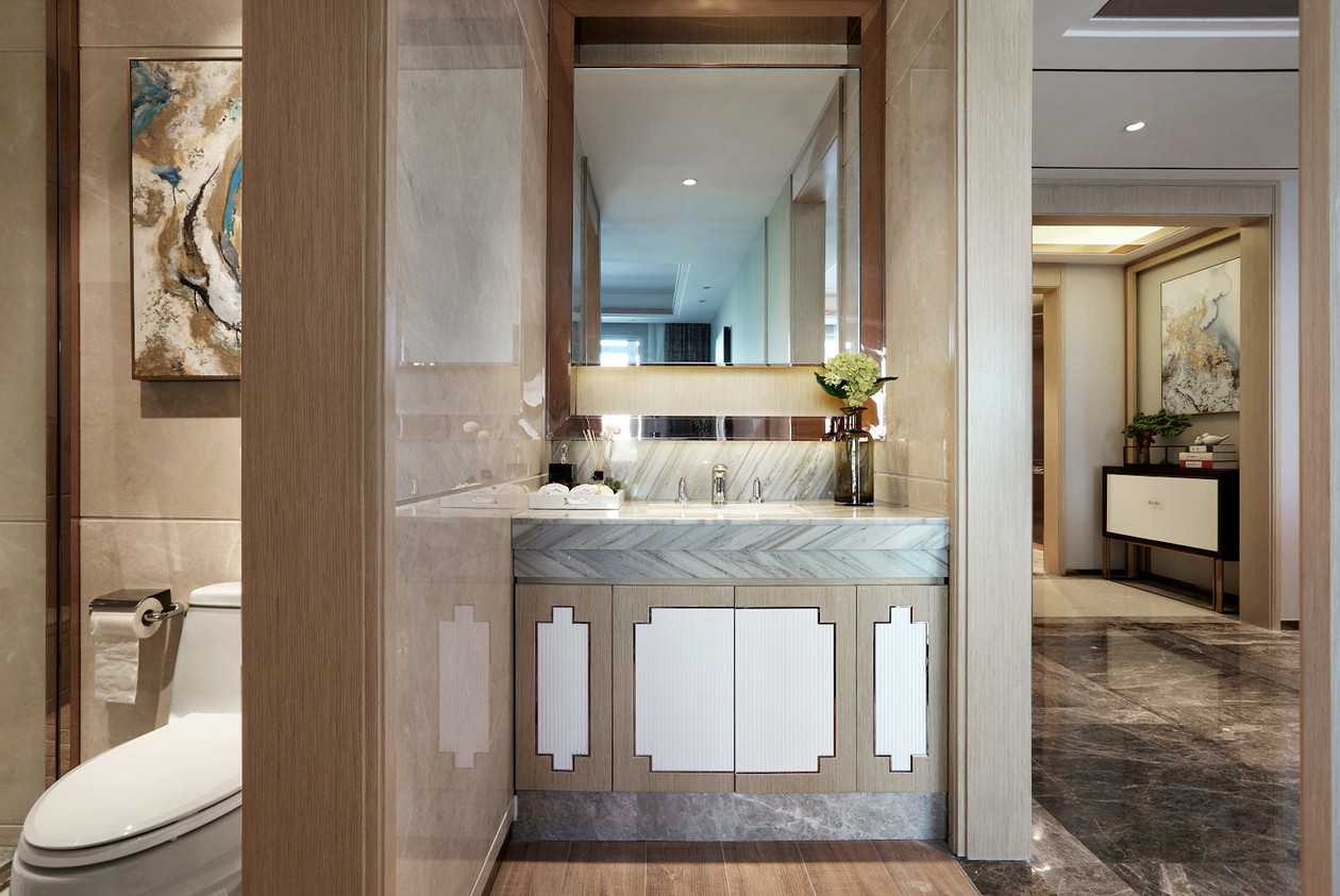 廣州155㎡國潮大宅，方圓之間皆是收納，三世同堂其樂融融