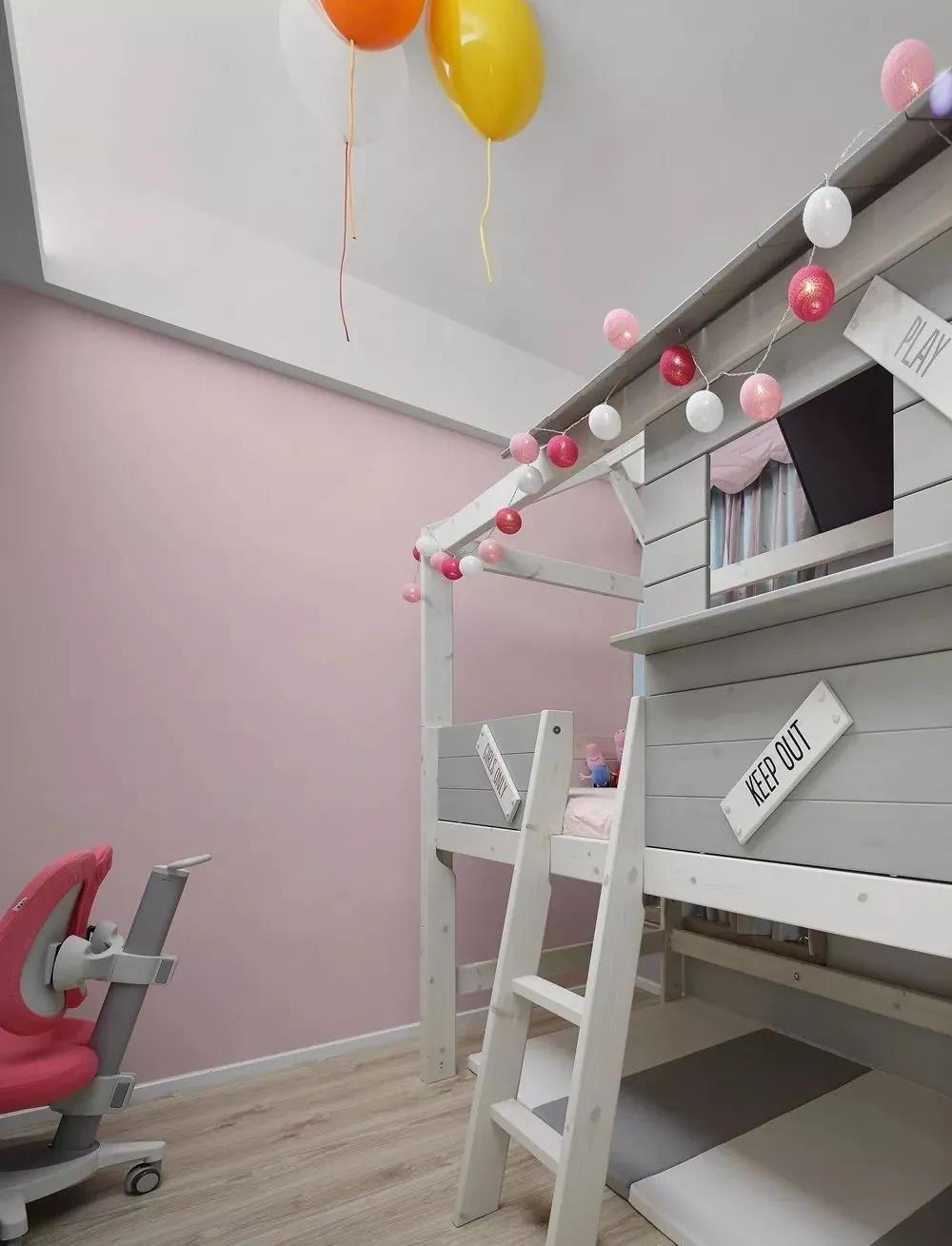 108㎡溫馨親子房，女兒最愛的摩爾莊園小木屋，刷爆朋友圈