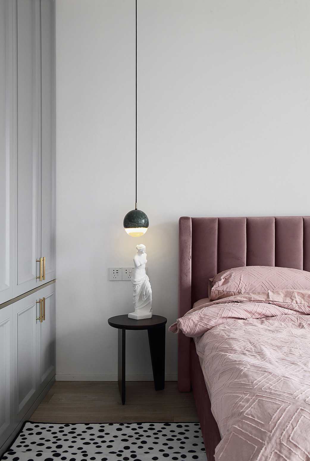 廊坊105㎡北歐陽光宅，高級灰+莫蘭迪色，光影與質感交融