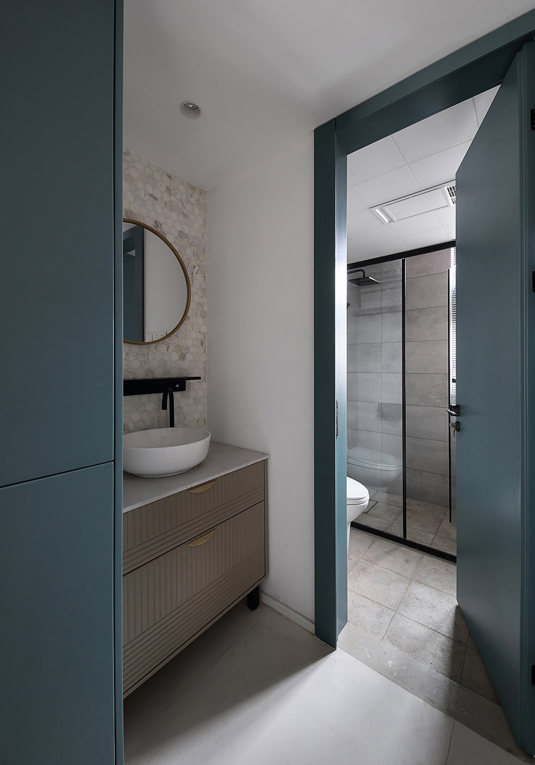 廊坊105㎡北歐陽光宅，高級灰+莫蘭迪色，光影與質感交融