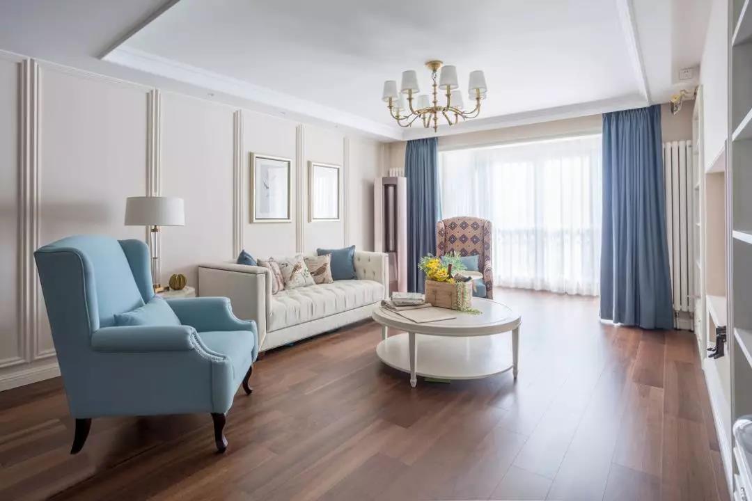 美式也能這么小清新，走進這間128㎡兩居，讓我直呼內行	