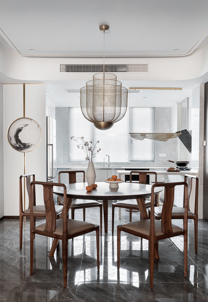 誰說中式古板？這個150㎡新中式，進門就被玄關吸引了！