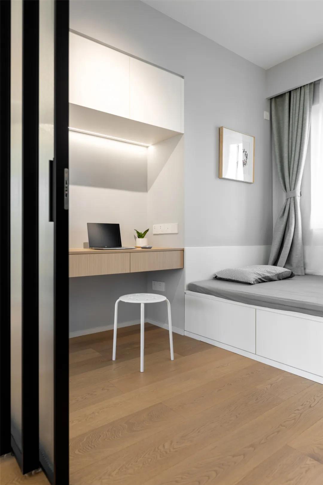 鄭州106㎡三居，全屋定制柜“斤斤計(jì)較”，一寸空間都不舍得！