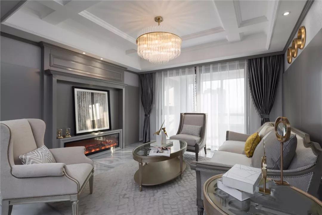 成都145㎡美式高級灰大宅，享受幸福的羅馬假日	