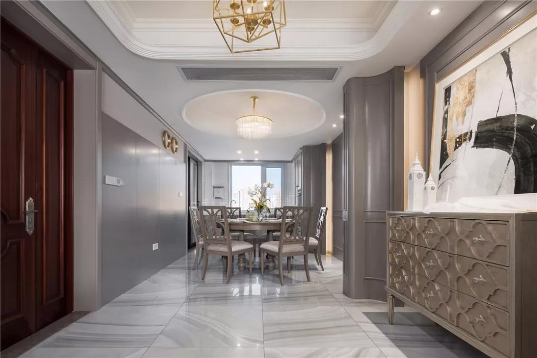 成都145㎡美式高級灰大宅，享受幸福的羅馬假日	