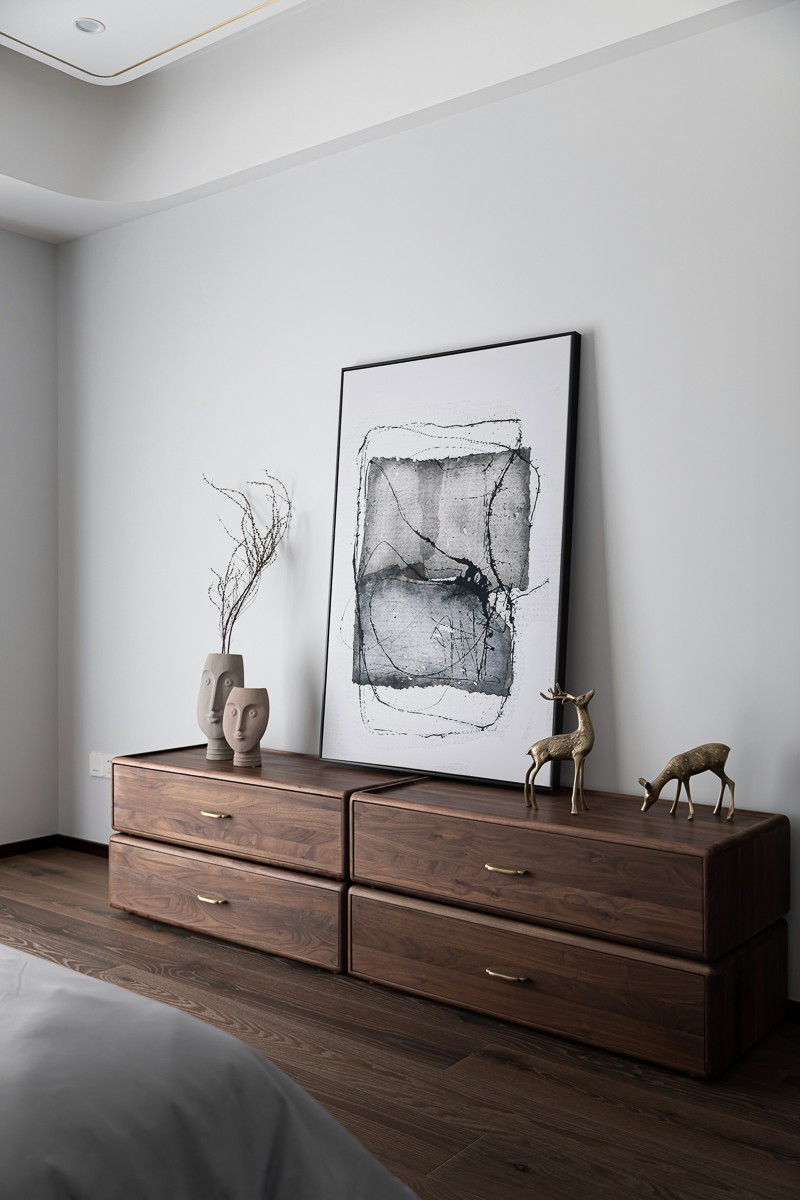 誰說中式古板？這個150㎡新中式，進門就被玄關吸引了！