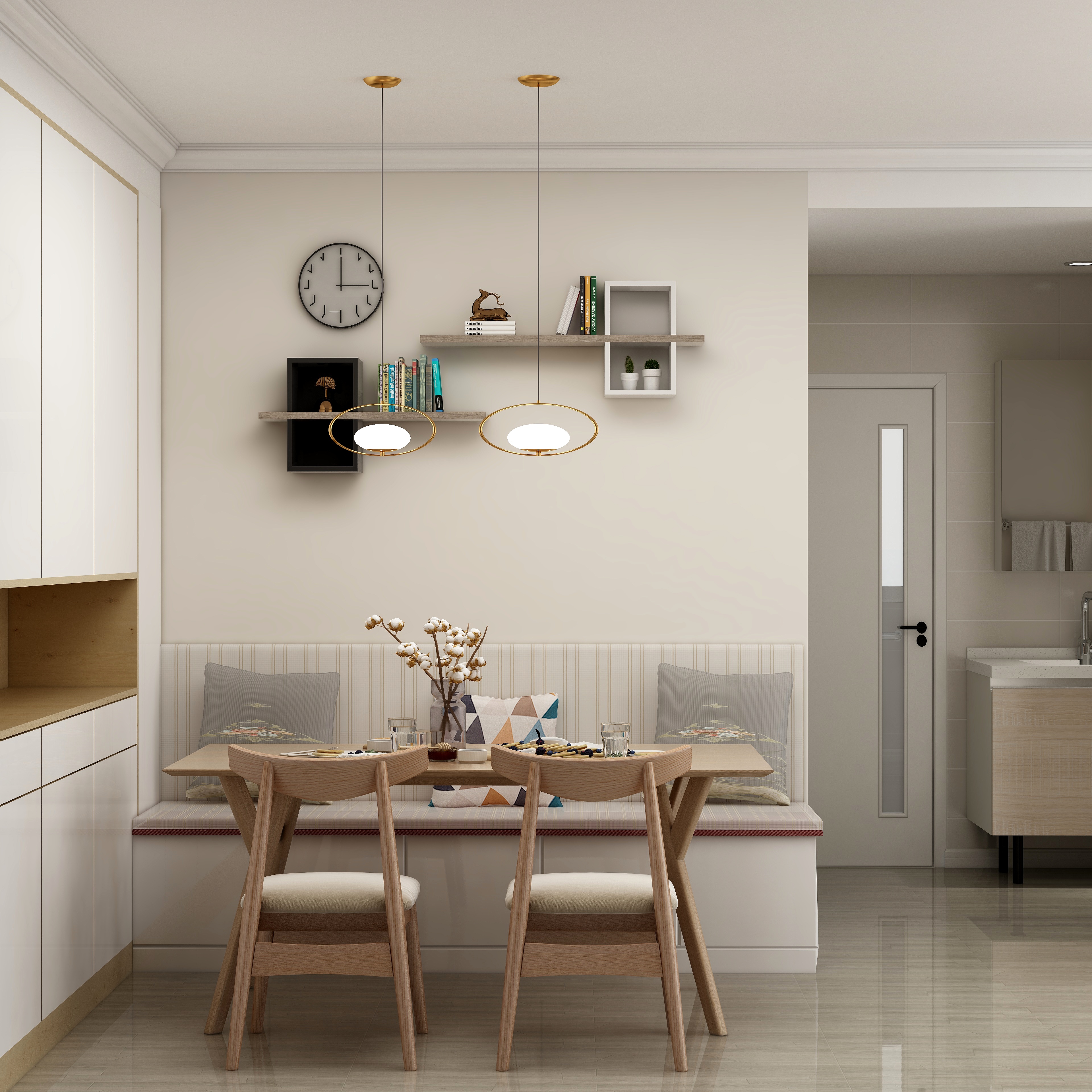 70㎡簡約兩居，清純外表下是驚人的“食量”