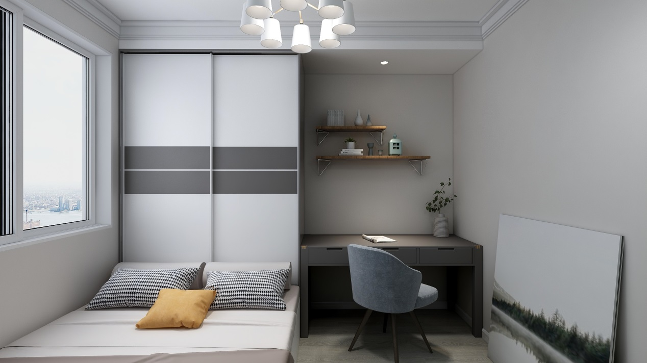 設(shè)計師教您簡化動線，70㎡兩居讓三口之家活動更便捷