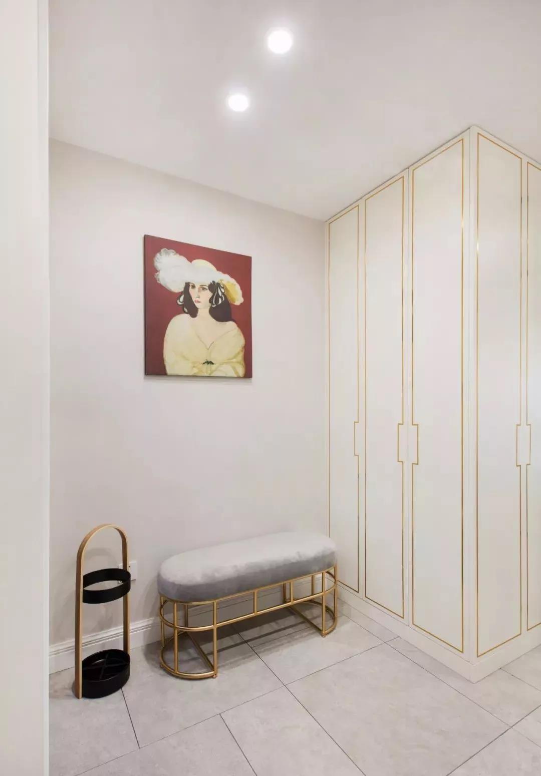 衣帽間內(nèi)藏書房，這套成都95㎡美式婚房，給滿分！