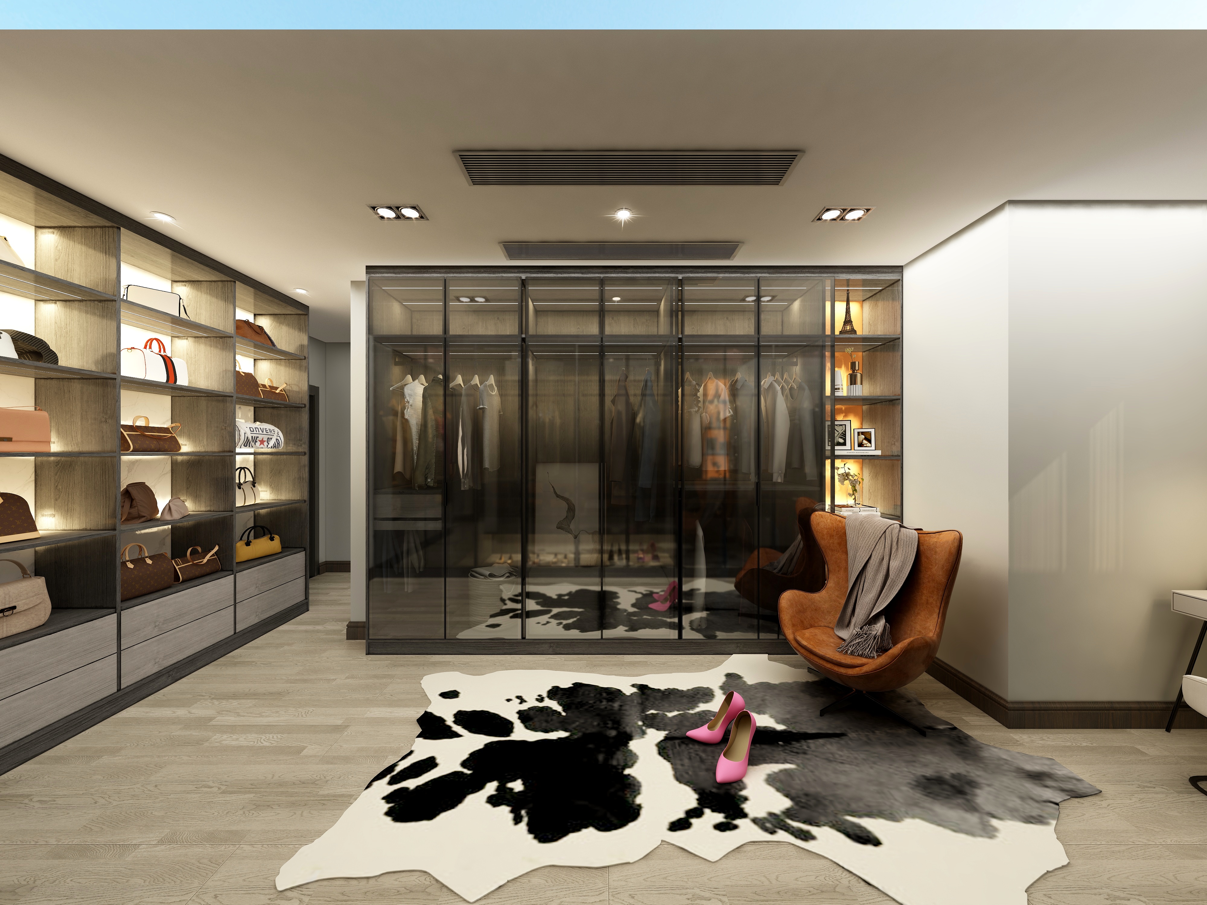 150㎡潮奢大兩居，滿足夢想的電競房與衣帽間