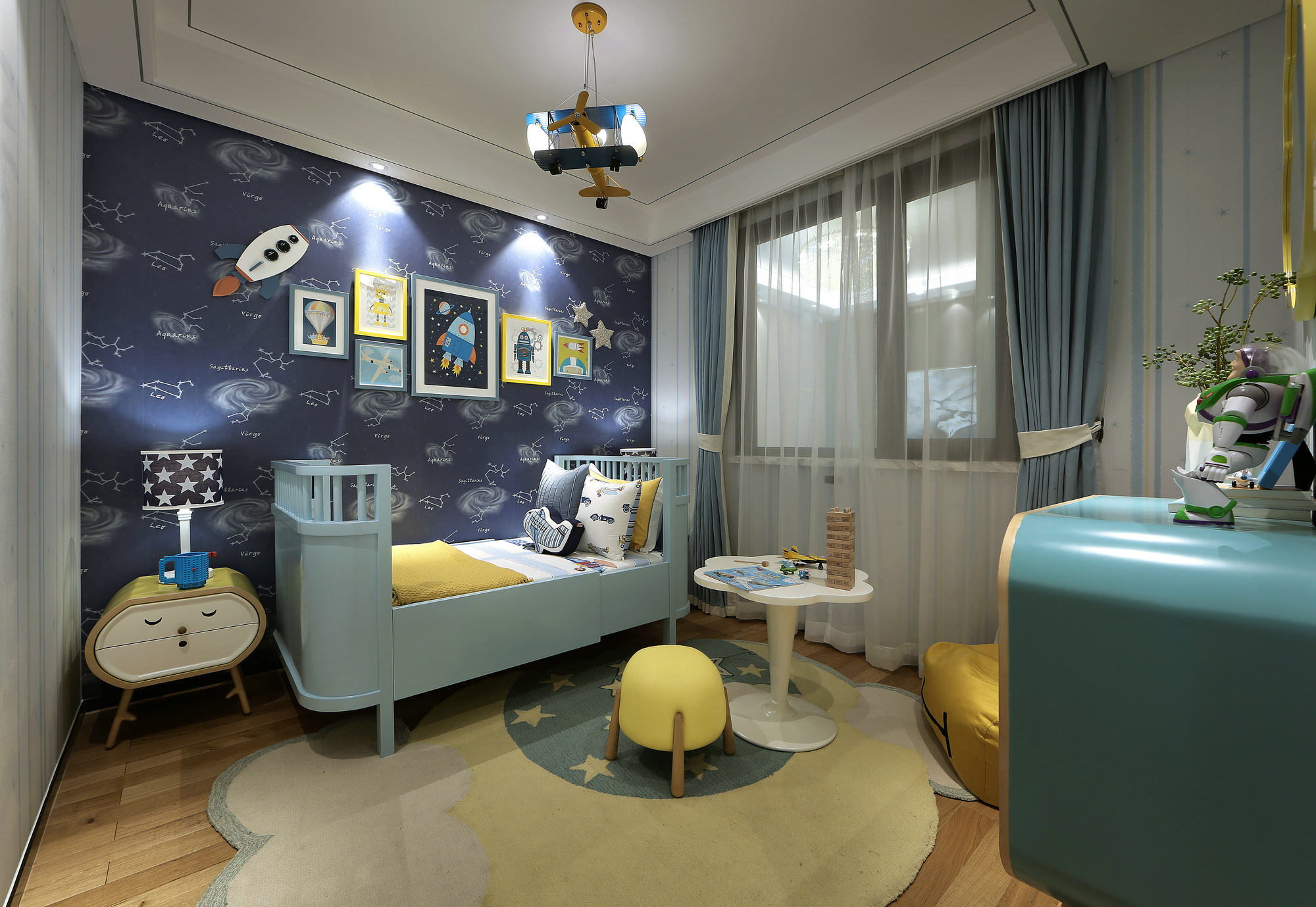 上海三口小家，LDK設(shè)計+半開放書房，100㎡更寬敞了！