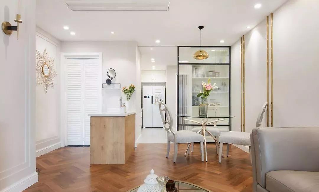 衣帽間內(nèi)藏書房，這套成都95㎡美式婚房，給滿分！